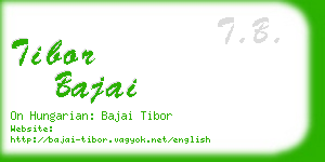 tibor bajai business card